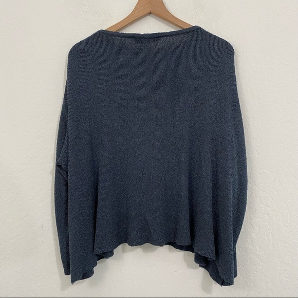 French Rags Vintage Women’s 4 Oversized Knit Lagenlook Flowy Cascade Sweatshirt - Picture 5 of 5